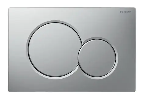 Geberit Sigma01 - Ovládací tlačítko splachování lakovaný matný chrom 