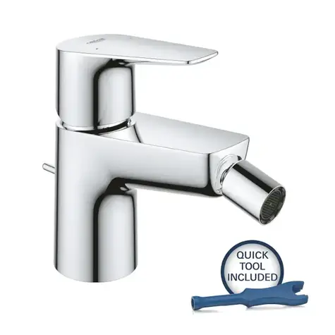 Grohe Start Edge - Bidetová baterie s výpustí chrom 
