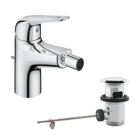 Grohe Swift - Bidetová baterie s výpustí chrom 