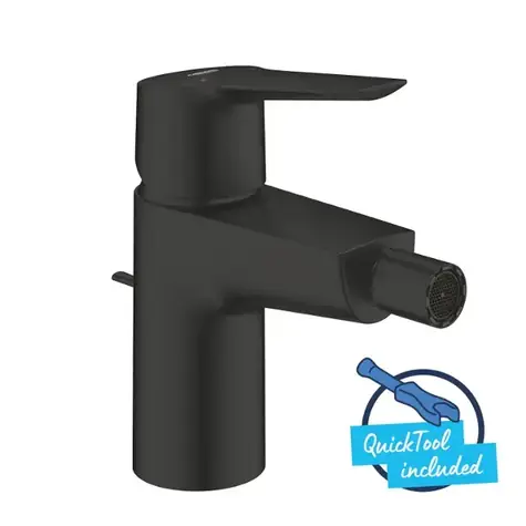 Grohe QuickFix Start - Bidetová baterie s výpustí matná černá 