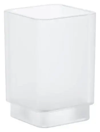 Grohe Selection Cube - Sklenička daVinci saténová bílá 