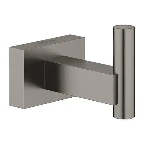Grohe Essentials Cube - Háček kartáčovaný Hard Graphite 