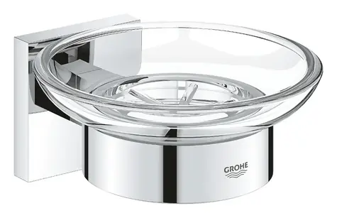 Grohe QuickFix Start Cube - Mýdlenka s držákem sklo/chrom 