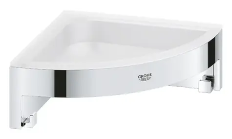 Grohe QuickFix Start Cube - Rohová polička chrom 