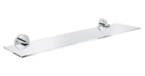 Grohe Essentials - Skleněná polička chrom 