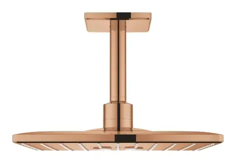 Grohe Rainshower SmartActive Cube - Hlavová sprcha 31x31 cm | 2 proudy | Warm Sunset 