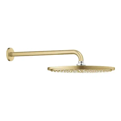 Grohe Rainshower Cosmopolitan - Hlavová sprcha Cosmopolitan 310 s ramenem 38 cm | 1 proud | kartáčovaný Cool Sunrise 