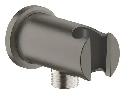 Grohe Rainshower - Nástěnné kolínko s držákem kartáčovaný Hard Graphite 