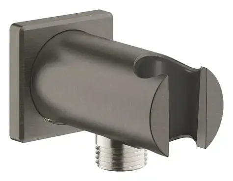 Grohe Rainshower - Nástěnné kolínko s držákem kartáčovaný Hard Graphite 