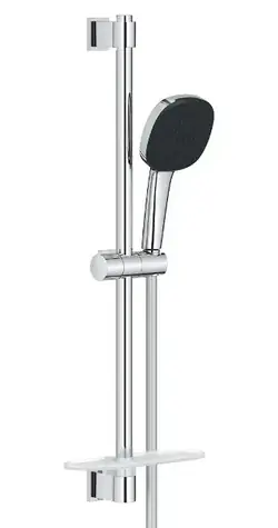 Grohe Vitalio Comfort - Set sprchové hlavice hadice a tyče s poličkou | 2 proudy | chrom 