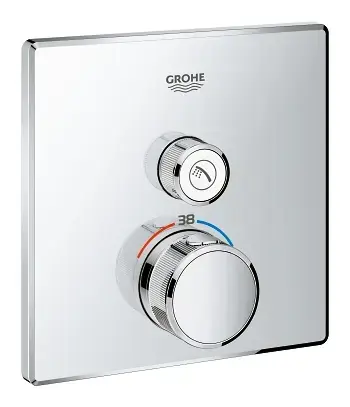 Grohe Grohtherm SmartControl - Termostatická sprchová baterie pod omítku s 1 ventilem chrom 