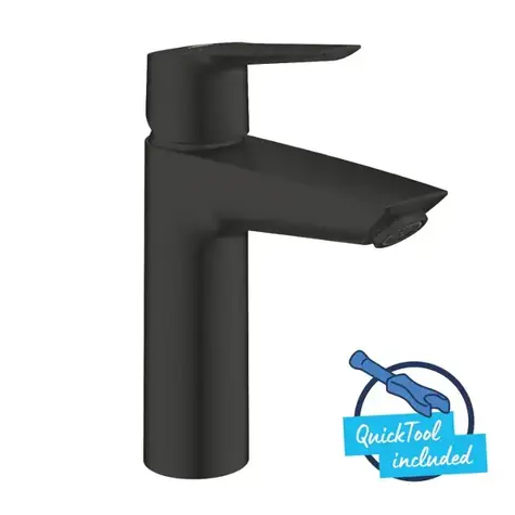 Grohe QuickFix Start - Umyvadlová baterie s výpustí Push-Open matná černá 