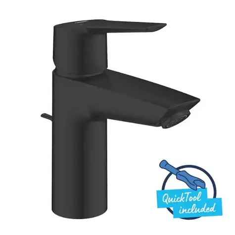 Grohe QuickFix Start - Umyvadlová baterie s výpustí matná černá 