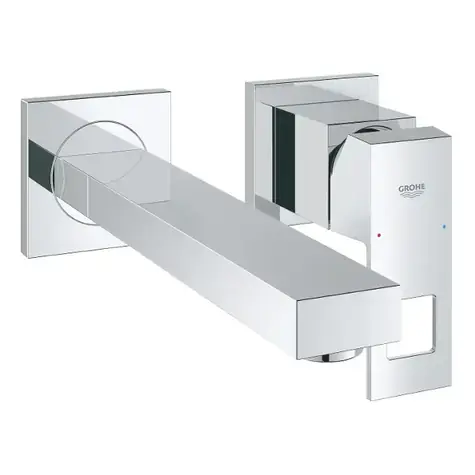 Grohe Eurocube - Umyvadlová baterie pod omítku 2-otvorová instalace chrom 