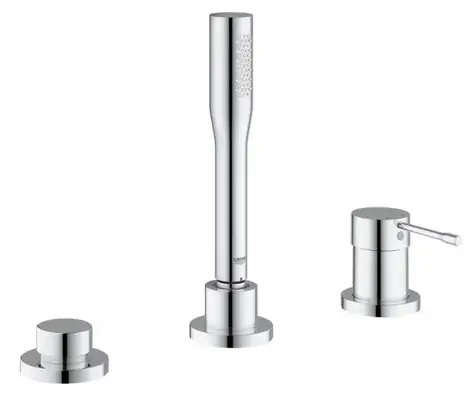 Grohe Essence - Baterie na okraj vany 3-otvorová kombinace chrom 