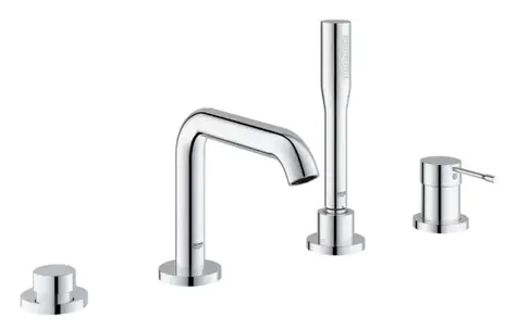 Grohe Essence - Baterie na okraj vany 4-otvorová instalace chrom 