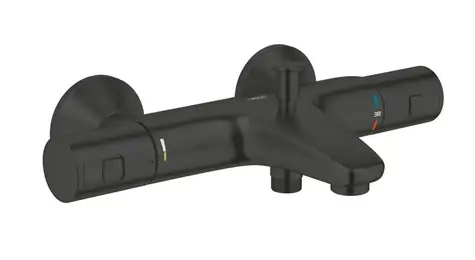 Grohe QuickFix Precision Start - Termostatická vanová baterie matná černá 