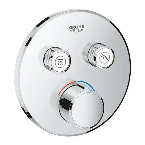 Grohe SmartControl - Baterie pod omítku 2 výstupy chrom 