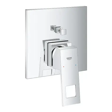 Grohe Eurocube - Baterie pod omítku pro 2 spotřebiče chrom 