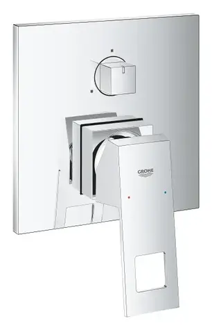 Grohe Eurocube - Baterie pod omítku pro 3 spotřebiče chrom 