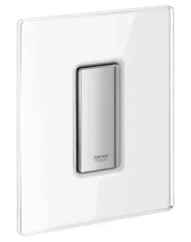 Grohe Skate Cosmo - Ovládací tlačítko chrom/sklo měsíční bílá 