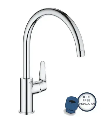 Grohe Start Curve - Dřezová baterie chrom 