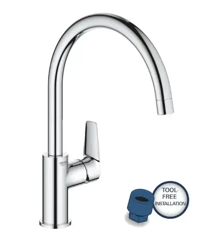Grohe Start Edge - Dřezová baterie chrom 