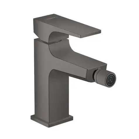 Hansgrohe Metropol - Bidetová baterie s výpustí Push-Open kartáčovaný černý chrom 