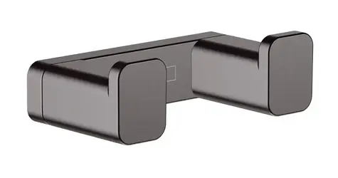 Hansgrohe AddStoris - Dvojháček kartáčovaný černý chrom 