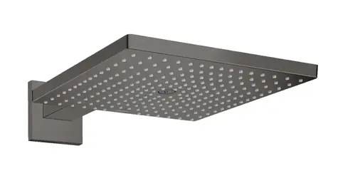 Hansgrohe Raindance E - Hlavová sprcha | 30x30 cm | EcoSmart | kartáčovaný černý chrom 