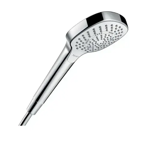 Hansgrohe Croma Select E - Sprchová hlavice Multi | 3 proudy | EcoSmart | 9 l/min | bílá/chrom 