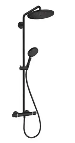 Hansgrohe Croma Select S - Sprchový set Showerpipe 280 s termostatem matná černá 