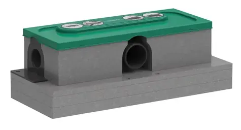 Hansgrohe uBox universal - Základní sada pro standardní instalaci lineárního sprchového žlabu 