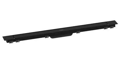 Hansgrohe RainDrain Match Plus - Sprchový žlab 90 cm | s roštem matná černá 