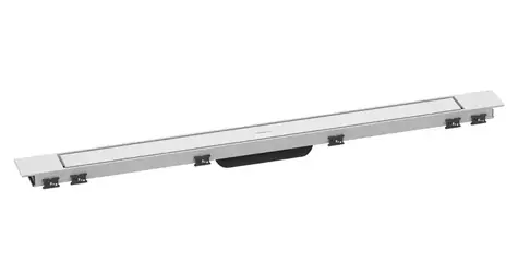 Hansgrohe RainDrain Match Plus - Sprchový žlab 90 cm | s roštem matná bílá 