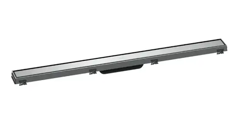 Hansgrohe RainDrain Match - Sprchový žlab s nerezovým roštem 900 | s výškově stavitelným rámem chrom 