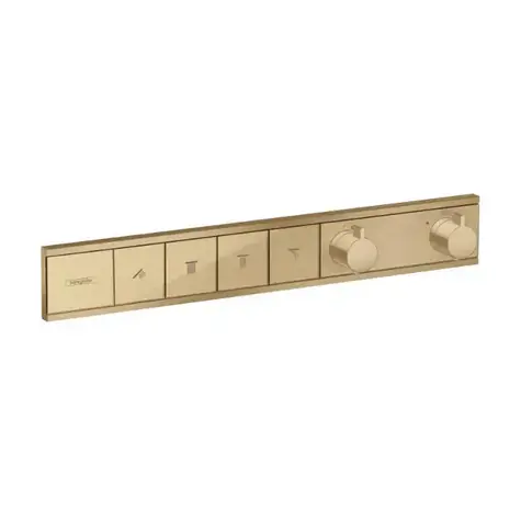 Hansgrohe RainSelect - Baterie pod omítku pro 4 spotřebiče | kartáčovaný bronz 