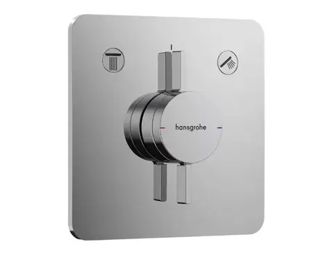 Hansgrohe DuoTurn Q - Baterie pod omítku | pro 2 spotřebiče | chrom 