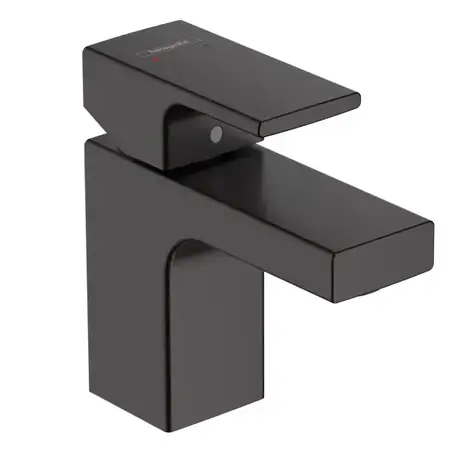 Hansgrohe Vernis Shape - Umyvadlová baterie s výpustí | EcoSmart | matná černá 