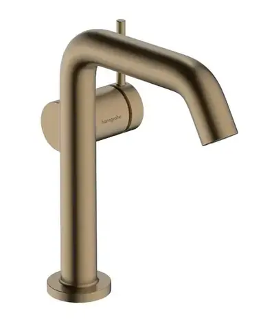 Hansgrohe Tecturis S - Umyvadlová baterie s výpustí Push-Open | CoolStart | EcoSmart | kartáčovaný bronz 
