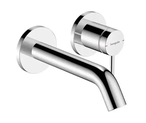 Hansgrohe Tecturis S - Umyvadlová baterie pod omítku | s výpustí | 2-otvorová instalace | EcoSmart | chrom 