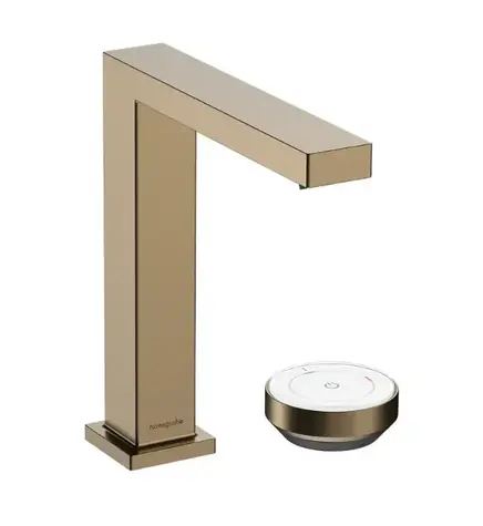 Hansgrohe Tecturis E - Umyvadlová baterie s výpustí | 2-otvorová instalace | CoolStart | EcoSmart+ | kartáčovaný bronz 
