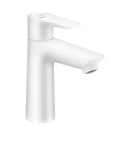 Hansgrohe Talis E - Umyvadlová baterie s výpustí | CoolStart matná bílá 