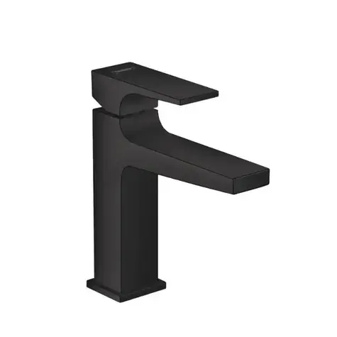 Hansgrohe Metropol - Umyvadlová baterie s výpustí Push-Open matná černá 