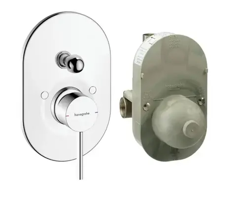 Hansgrohe Zesis S - Baterie pod omítku | pro 2 spotřebiče | s tělesem chrom 