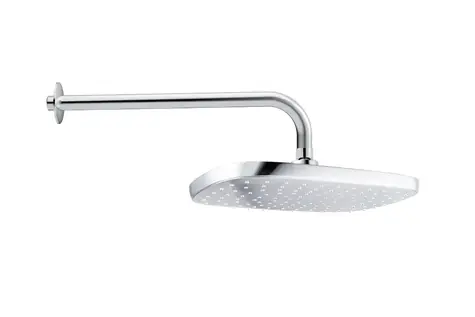 kielle Vega - Hlavová sprcha 290 | 1 proud | sprchové rameno 35 cm | chrom/bílá