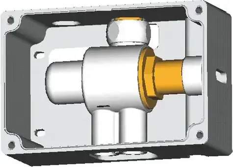 Ideal Standard CeraPlus - Termostatický připojovací box pro směšování teploty (univerzální použitelný)
