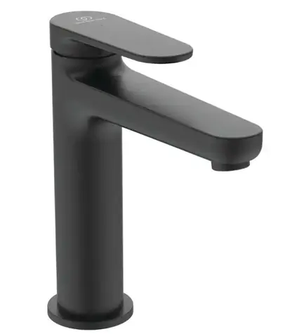 Ideal Standard Cerafine Nuovo - Umyvadlová baterie s výpustí ClickClack | BlueStart | hedvábná černá