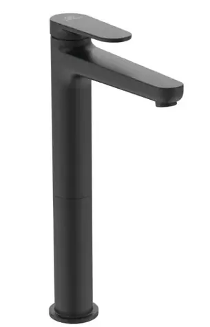 Ideal Standard Cerafine Nuovo - Umyvadlová baterie s výpustí ClickClack | BlueStart | hedvábná černá