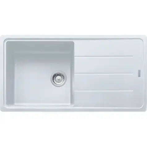Franke Basis - Fragranitový dřez BFG 611 97x50 cm bílá-led